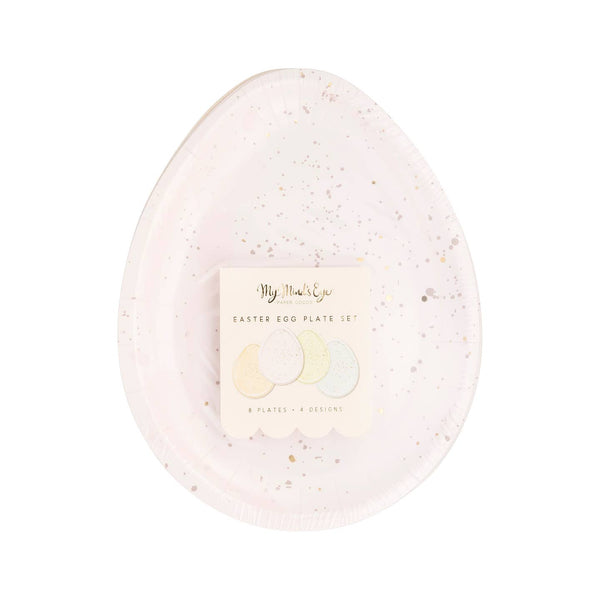 Easter Egg Paper Plate Set