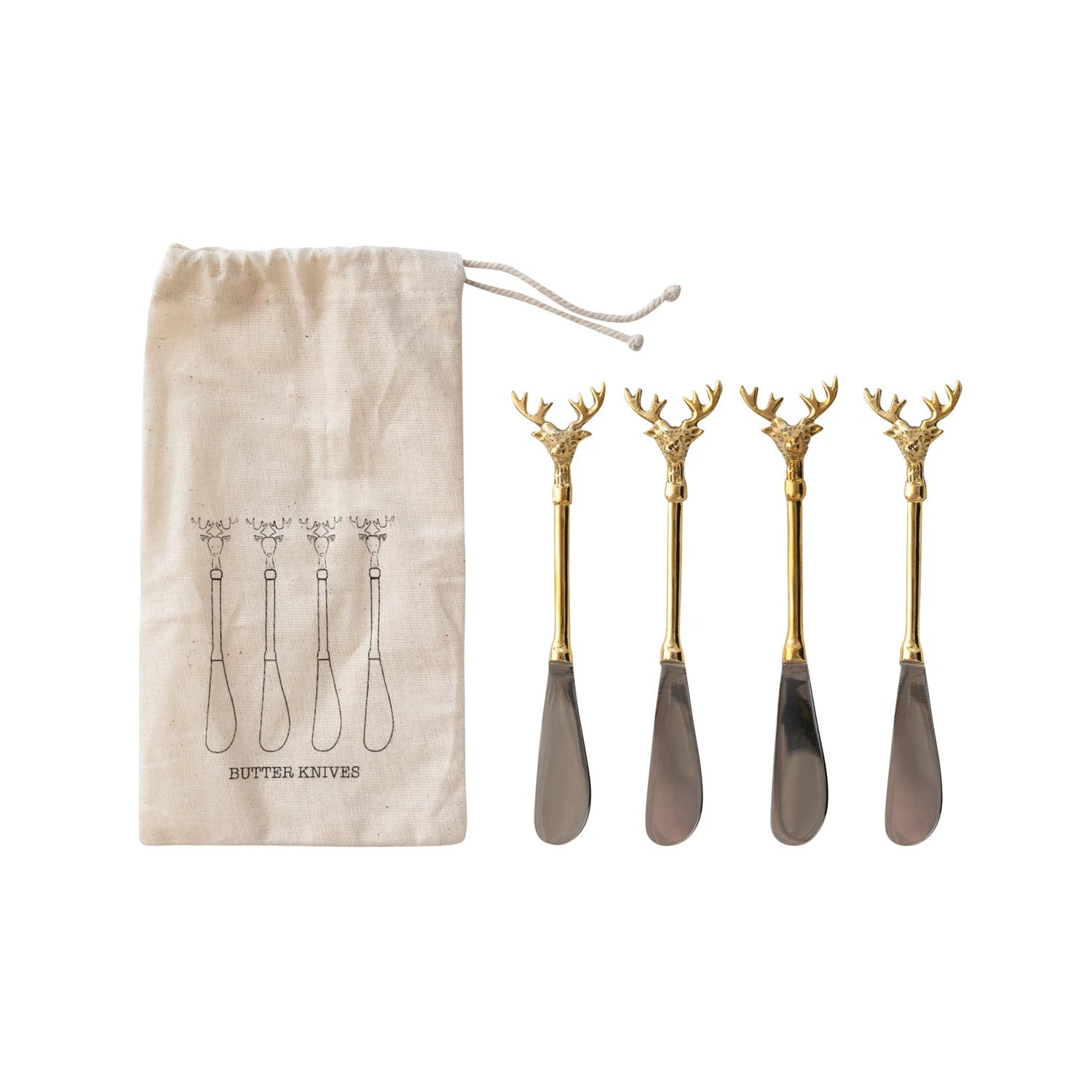 Reindeer spreaders, Set of 4