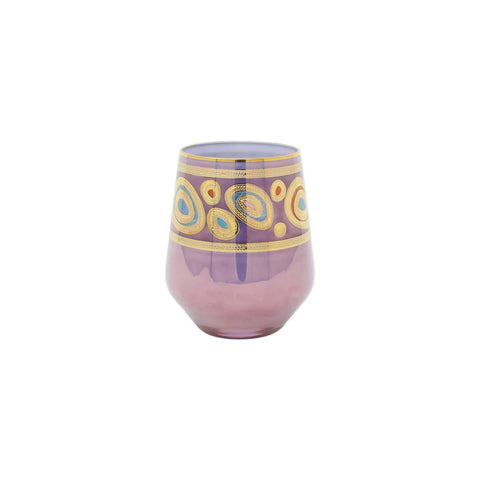 Regalia Stemless Wine Glass - purple