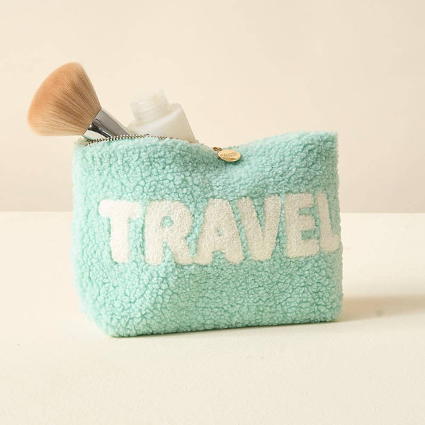 Travel Aqua Teddy Pouch