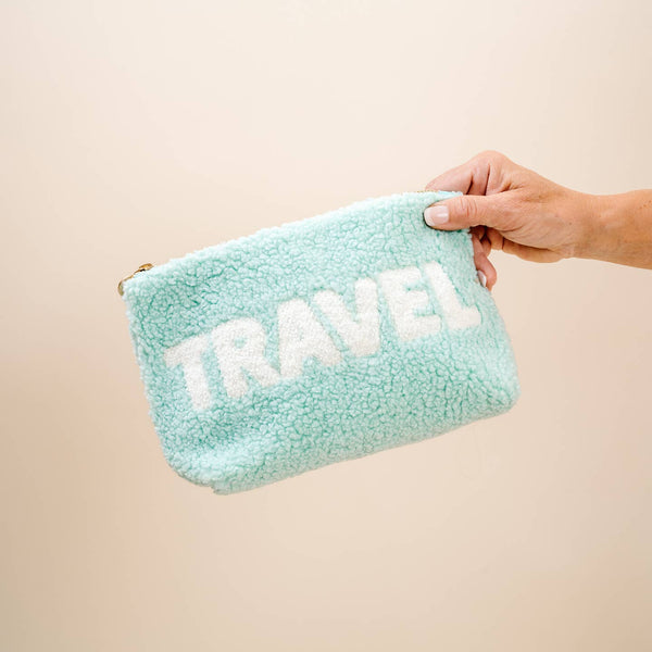 Travel Aqua Teddy Pouch