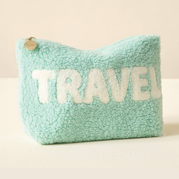 Travel Aqua Teddy Pouch