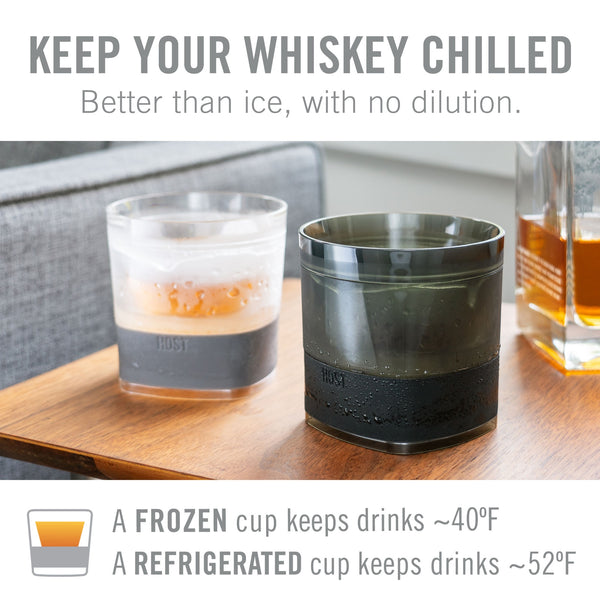 Whiskey Freeze Insulated Cooling Cups - Smoke