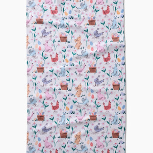 Spring Bunnies Tea Towel