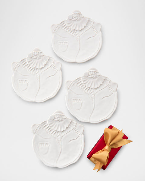 Pietra Natale Figural Santa Canape Plate
