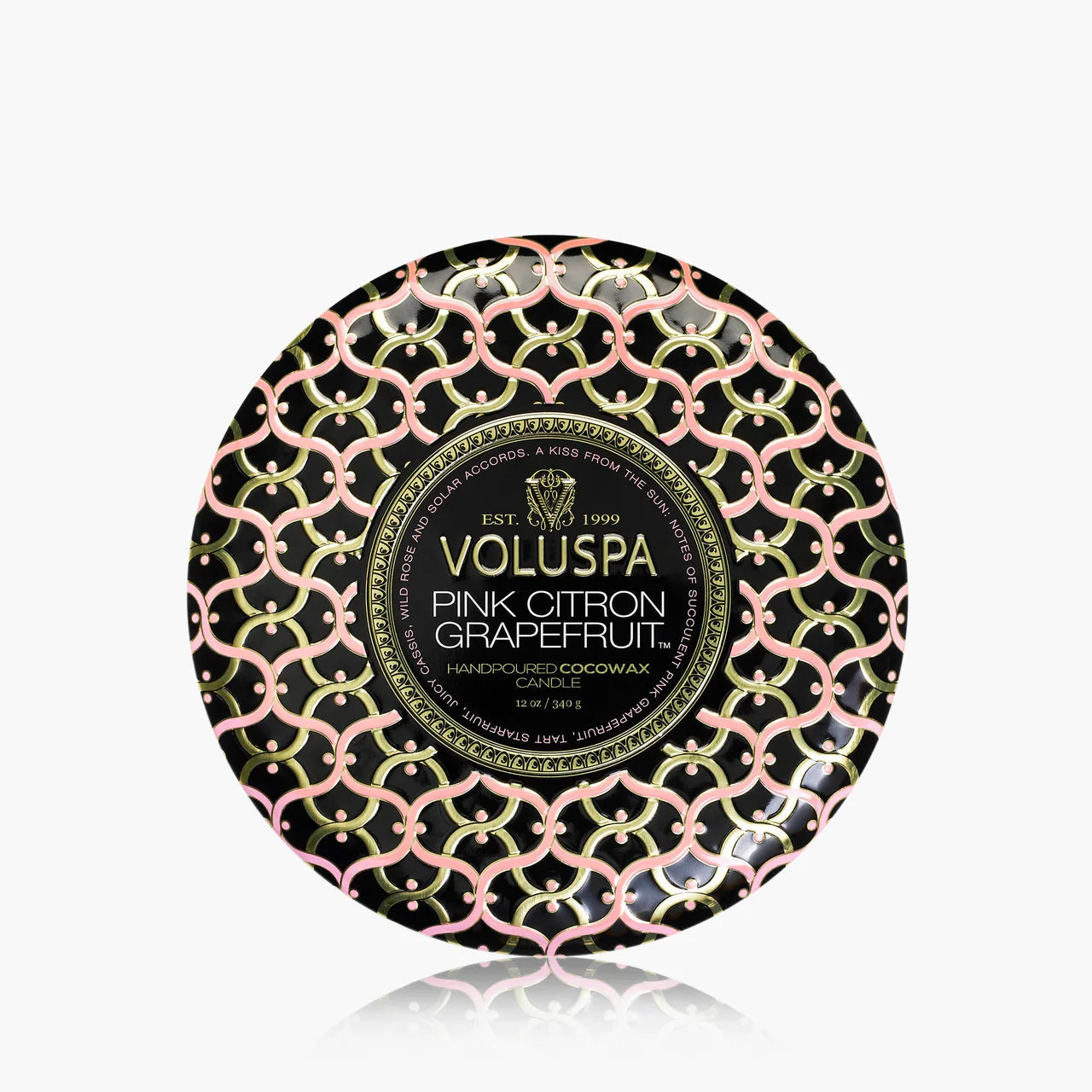 Pink Citron Tin Candle