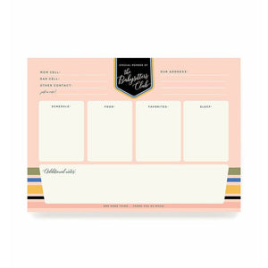 Babysitters Club Notepad